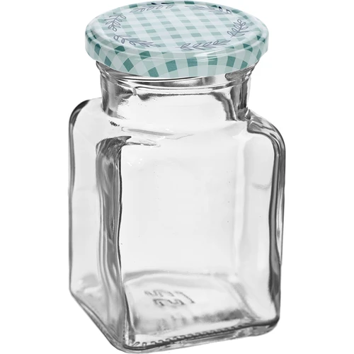 Burk TO 150 ml Fyra hörn fi 53 lock - 6 st. - 4