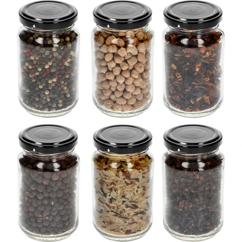 Burk TO 190ml med färgglatt lock fi 53 - 8 st. - 9