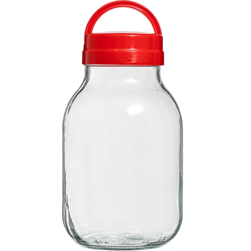 Burk TO 3 L och lock fi 100 med handtag
