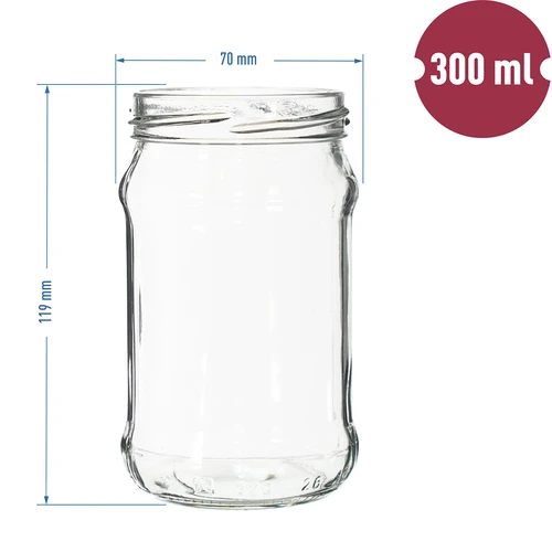 Burk TO 300 ml fi 66 - förpackning 12 st. - 7