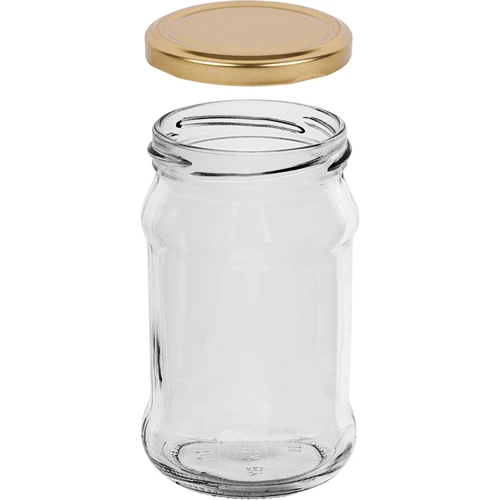 Burk TO 300 ml med guldfärgat lock fi 66 - 6 st. - 3