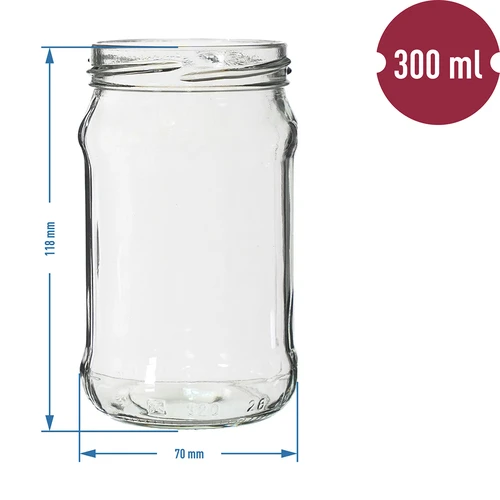 Burk TO 300ml fi66 - 6st. - 2