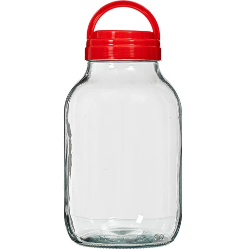 Burk TO 4 L och lock fi 100 med handtag