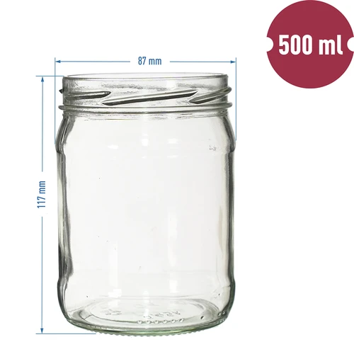 Burk TO 500 ml fi 82/6 - 8 st. - 6