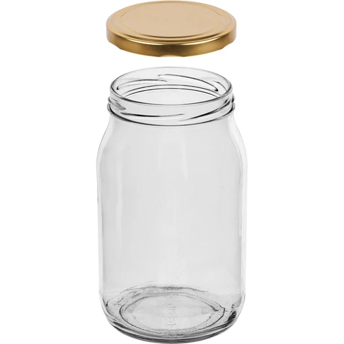 Burk TO 900 ml med guldlock fi 82/6 - 6 st. - 4