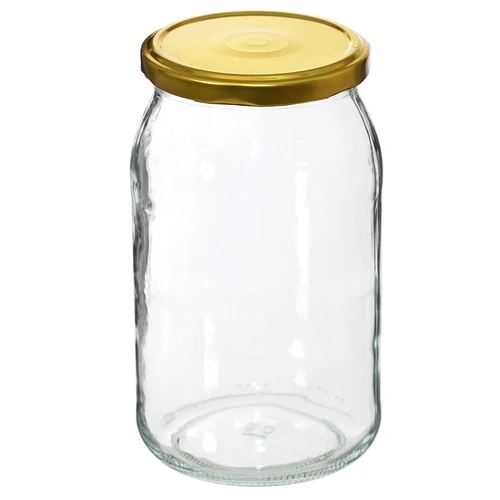 Burk TO 900 ml med guldlock fi 82/6 - 6 st. - 3