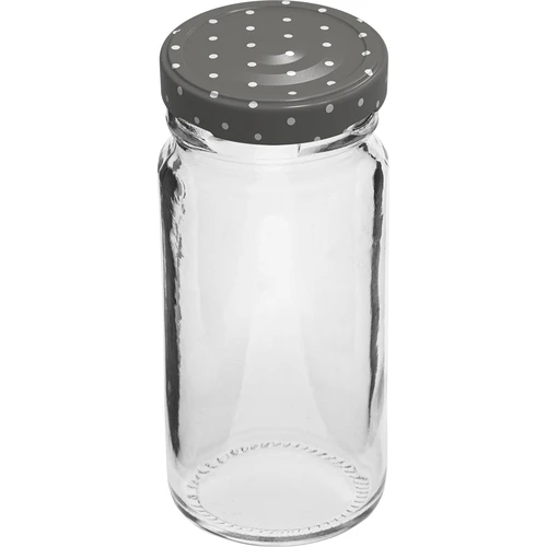 Burk TO 90ml med färgglatt lock fi43 - 6st. - 3