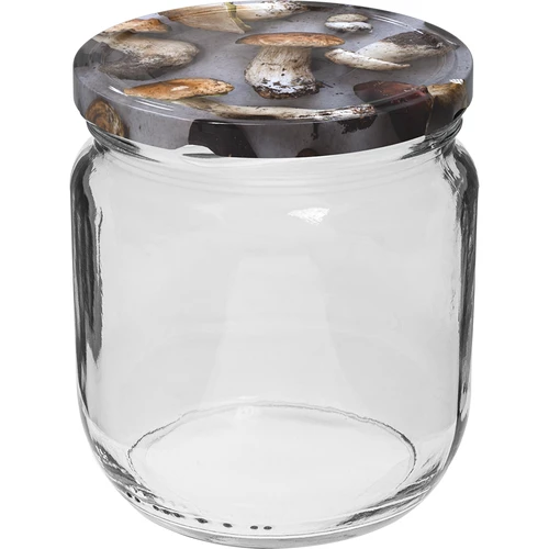 Burk TO Gurken 425 ml med färgat lock fi 82/6 - 6 st. - 3