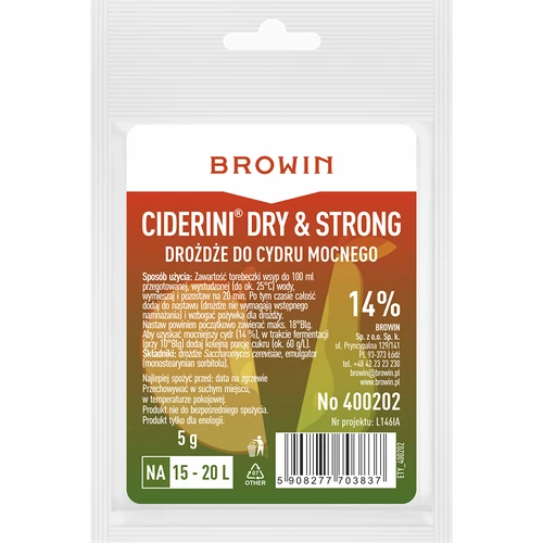Ciderjäst Ciderini Strong, 5 g