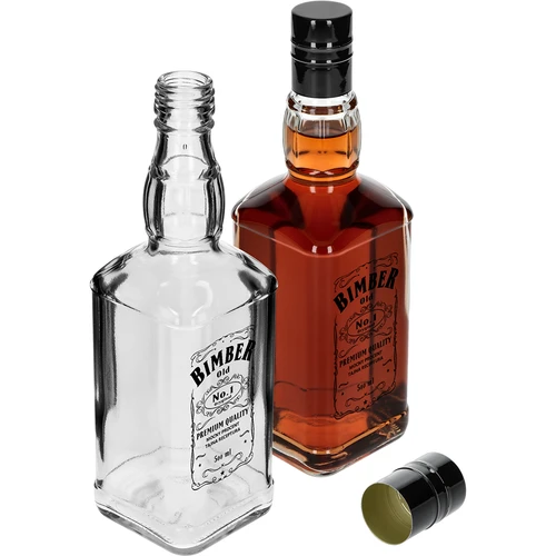 Flaska Daniels 500 ml med skruvkork, tryck ”Bimber OLD”, 1 st. - 4