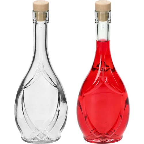 Dekorativ flaska ICONA 500 ml, med svampformad korkpropp, 1 st. - 3