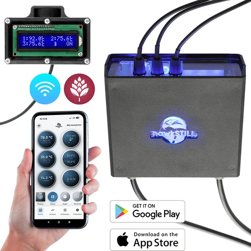 Destillationssats hawkSTILL ”Kalla fingrar” 60 L + Wi‑Fi IQ‑system med LCD‑display - 4