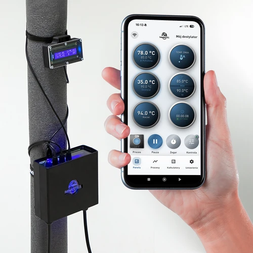 Destillationssats hawkSTILL ”Kalla fingrar” 60 L + Wi‑Fi IQ‑system med LCD‑display - 3