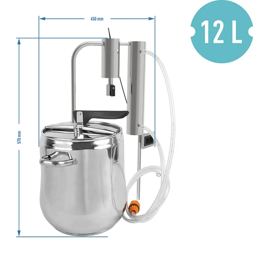 Destillator och tryckkokare 2i1 12 L - 8