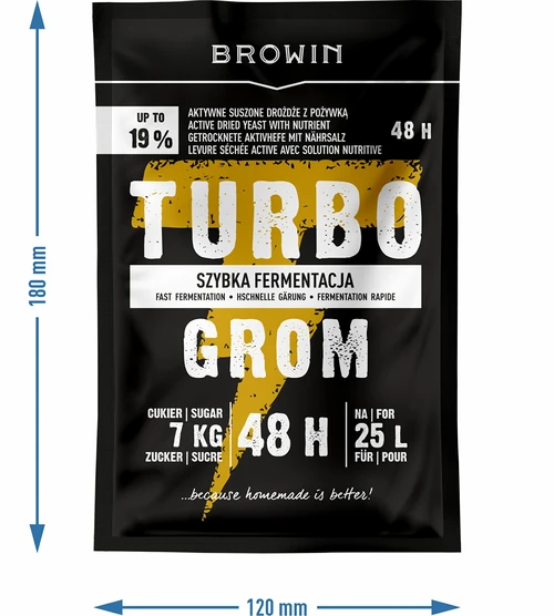Destillerijäst Turbo Grom 48h - 4