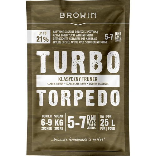 Destillerijäst Turbo Torpedo 5-7 dagar 21% 100g