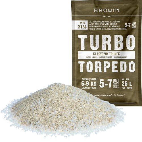 Destillerijäst Turbo Torpedo 5-7 dagar 21% 100g - 3