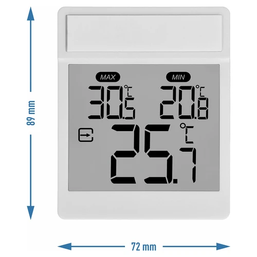 Digital självhäftande fönstertermometer från Soens - 7