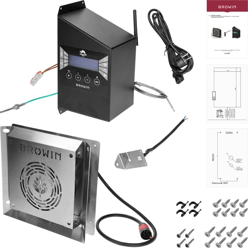 dragON-kit för rökskåp - IQ-moduler med Wi-Fi och rökgenerator JET 2 LONG med asklåda - 2