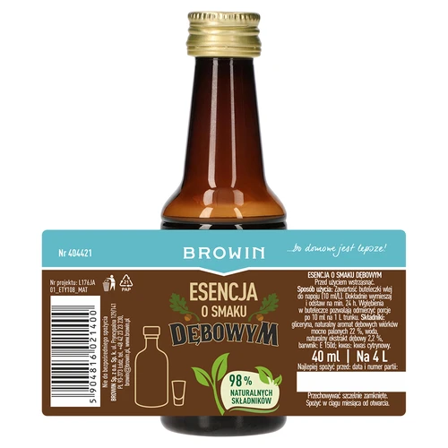 Ekessens med naturlig arom och extrakt – 40 ml, räcker till 4 L - 6
