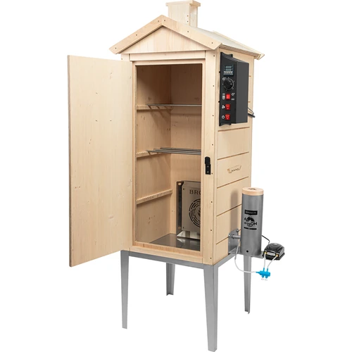 Elektriskt rökskåp dragON PLYWOOD NATURE 100E med värmemodul och digital styrenhet - 3