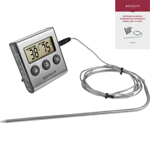 Elektronisk kökstermometer med sond (0°C till 250°C) - 4