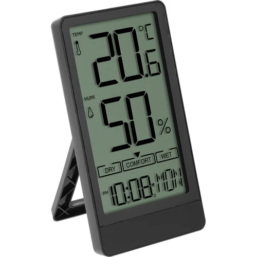 Elektronisk rumstermometer från Soens, svart