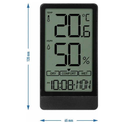 Elektronisk rumstermometer från Soens, svart - 6