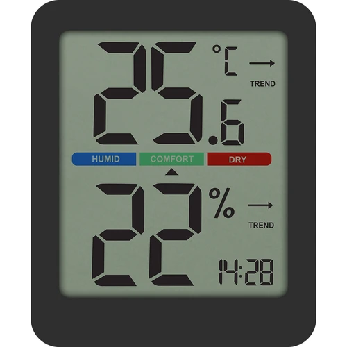 Elektronisk rumstermometer, svart - 2