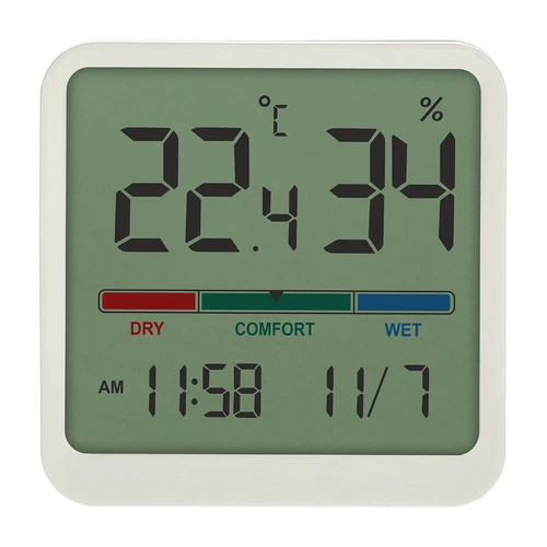 Elektronisk rumstermometer, vit - 2