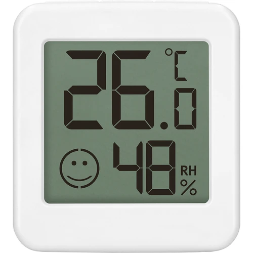 Elektronisk termometer med komfortindikator, vit - 2