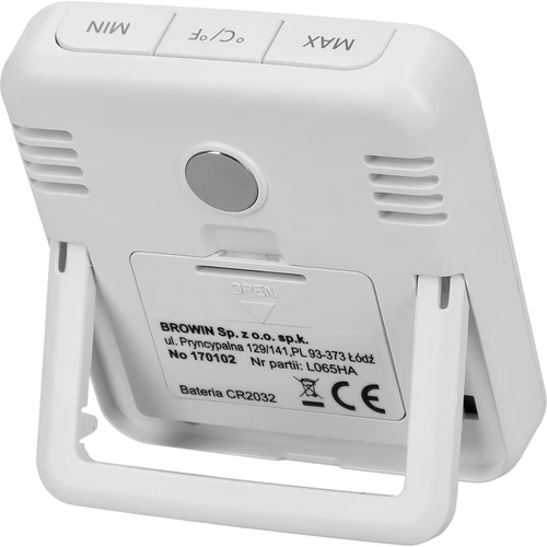 Elektronisk termometer med komfortindikator, vit - 5
