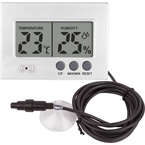 Elektronisk termometer och hygrometer för terrarium (0°C till +50°C) 5 cm