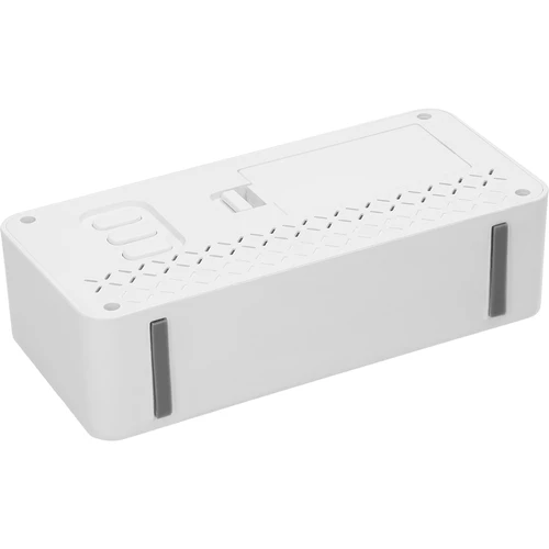 Elektronisk väderstation Soens - vit, med klocka och kalender - 4