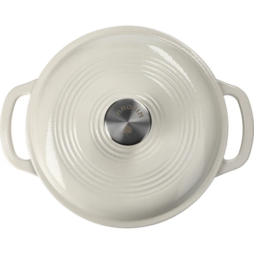 Emaljerad gjutjärnsgryta – ecru, 4 L - 3