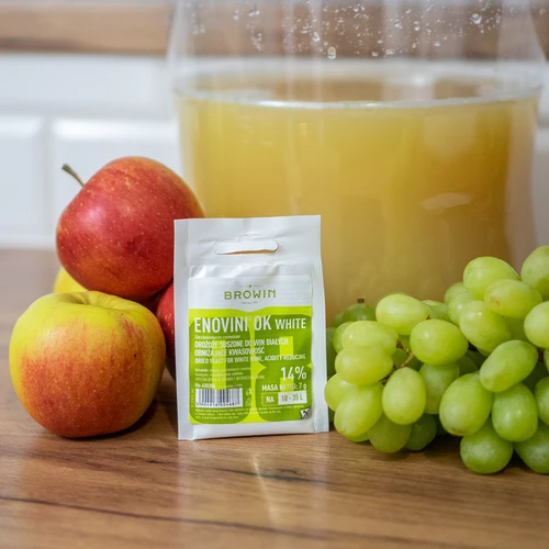 Enovini® OK WHITE - vinjäst som sänker syrahalten 7 g - 6