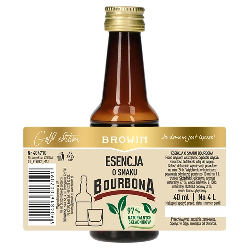 Essens med bourbonsmak för 4 L, 40 ml - 5