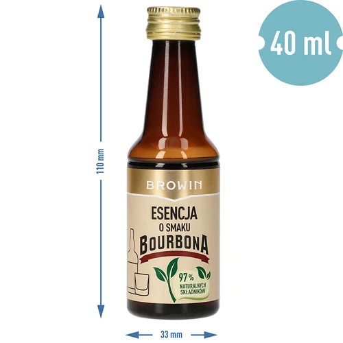 Essens med bourbonsmak för 4 L, 40 ml - 8