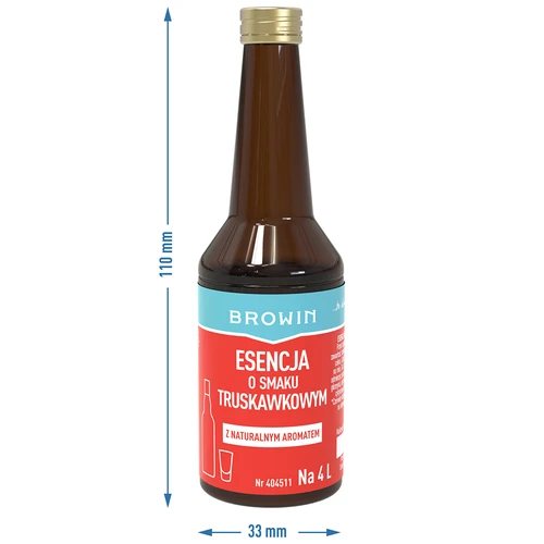 Essens med jordgubbssmak, 40 ml - 6