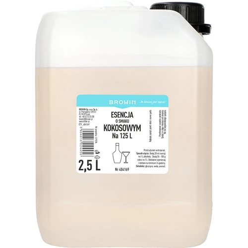 Essens med kokossmak, 2,5L, för 125L färdig dryck