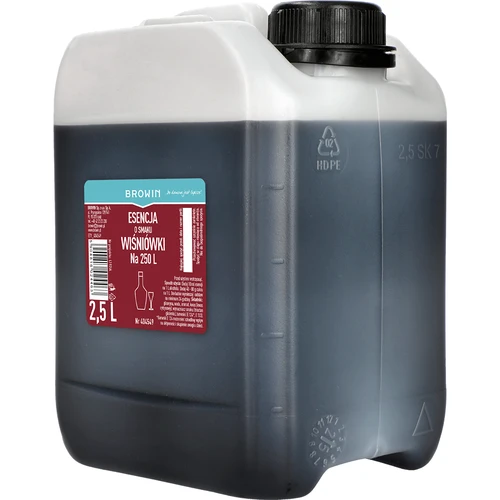 Essens med körsbärssmak, 2,5 L för 250 L färdig dryck - 2