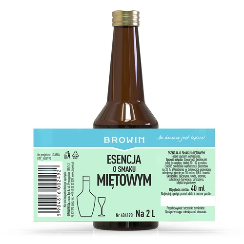 Essens med mintsmak för 2 L - 40 ml - 4