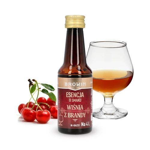 Essens med smak av Körsbär med brandy, 40 ml - för 4 L - 3