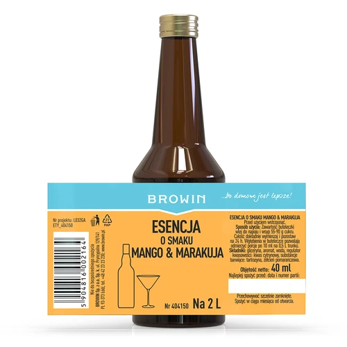 Essens med smak av mango & passionfrukt för 2 L - 40ml - 5