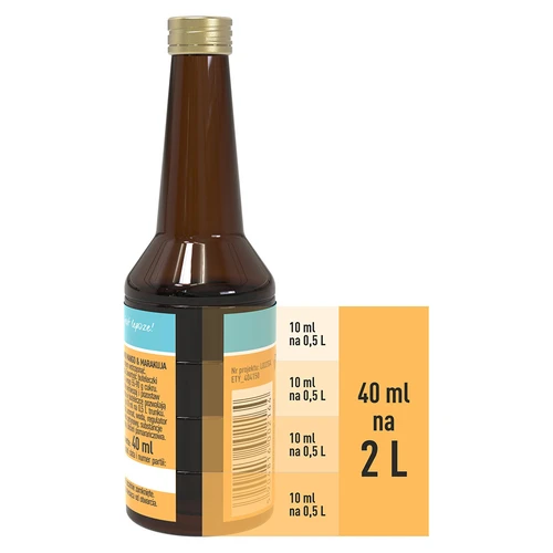 Essens med smak av mango & passionfrukt för 2 L - 40ml - 4