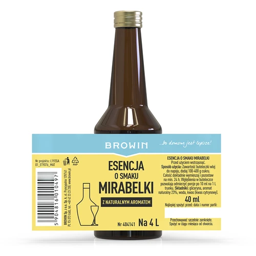 Essens med smak av mirabell 40 ml - 4