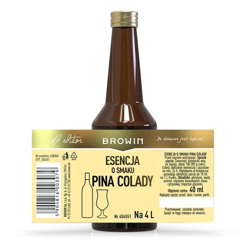 Essens med smak av piña colada för 4 l – 40 ml - 7
