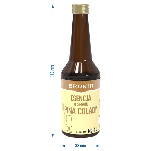 Essens med smak av piña colada för 4 l – 40 ml - 8