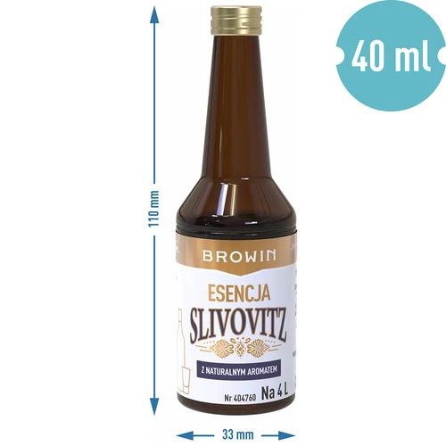 Essens med smak av slivovits, för 4 L, 40 ml - 7