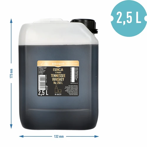Essens med smak av Tennessee whiskey 2,5 L – räcker till 250 L färdig dryck - 3